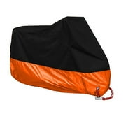 Motorcycle Cover Extremely Heat Resistant High Standard Motorcycle Cover Waterproof Outdoor for All Seasons, Motorcycle Storage, Scooter Cover, Moped Cover,,L-220X95X110cm,G117325